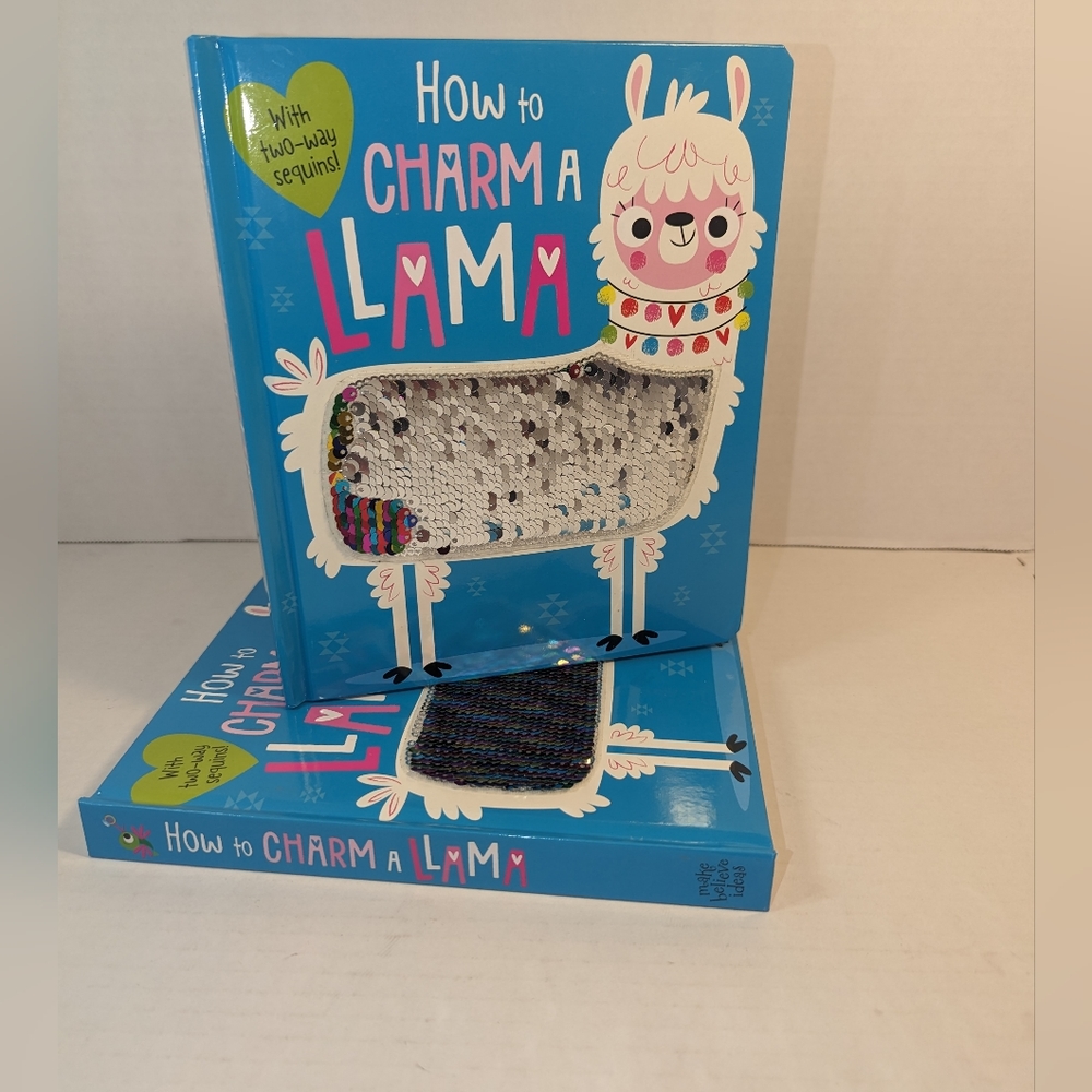 How to Charm a Llama" by Rosie Greening  Sequins Board Book Bundle Set of 2 New